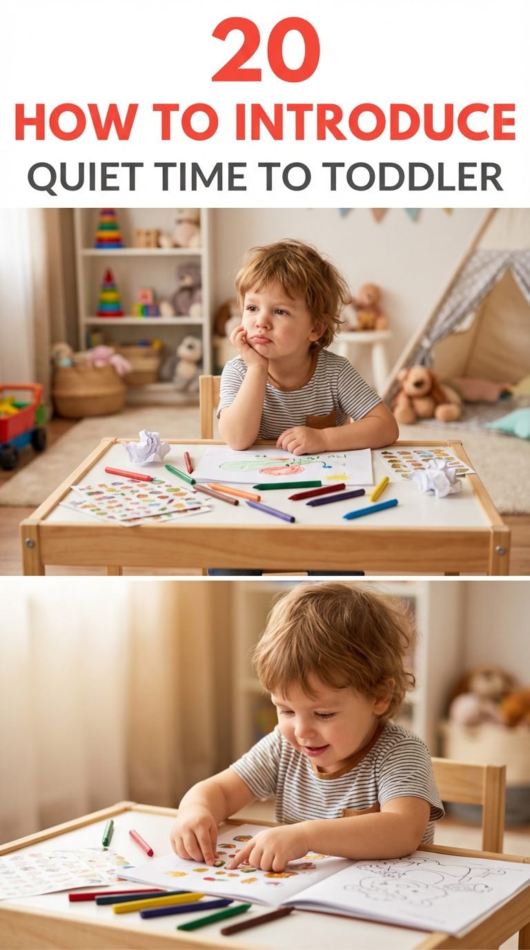 get kids to play - toddler surrounded by craft supplies looking frustrated independent play ideas for preschoolers