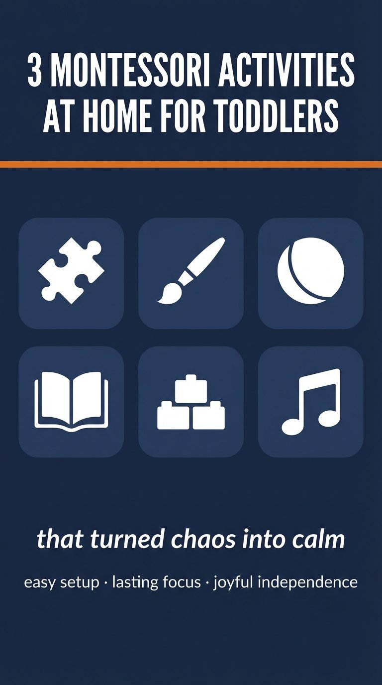 Simple Montessori activities for toddlers encourage calm play — montessori activities at home for toddlers