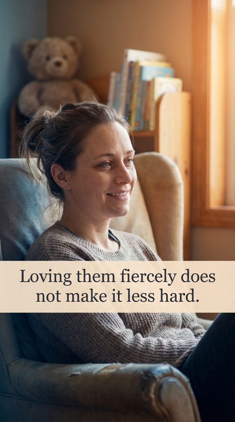 Mother experiencing loneliness despite surrounding love — why motherhood feels so lonely sometimes.