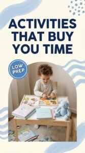 Child working on a puzzle at a small table