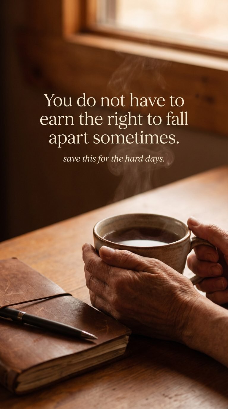 Mom enjoying a quiet moment with tea — how to recover from mom burnout fast.