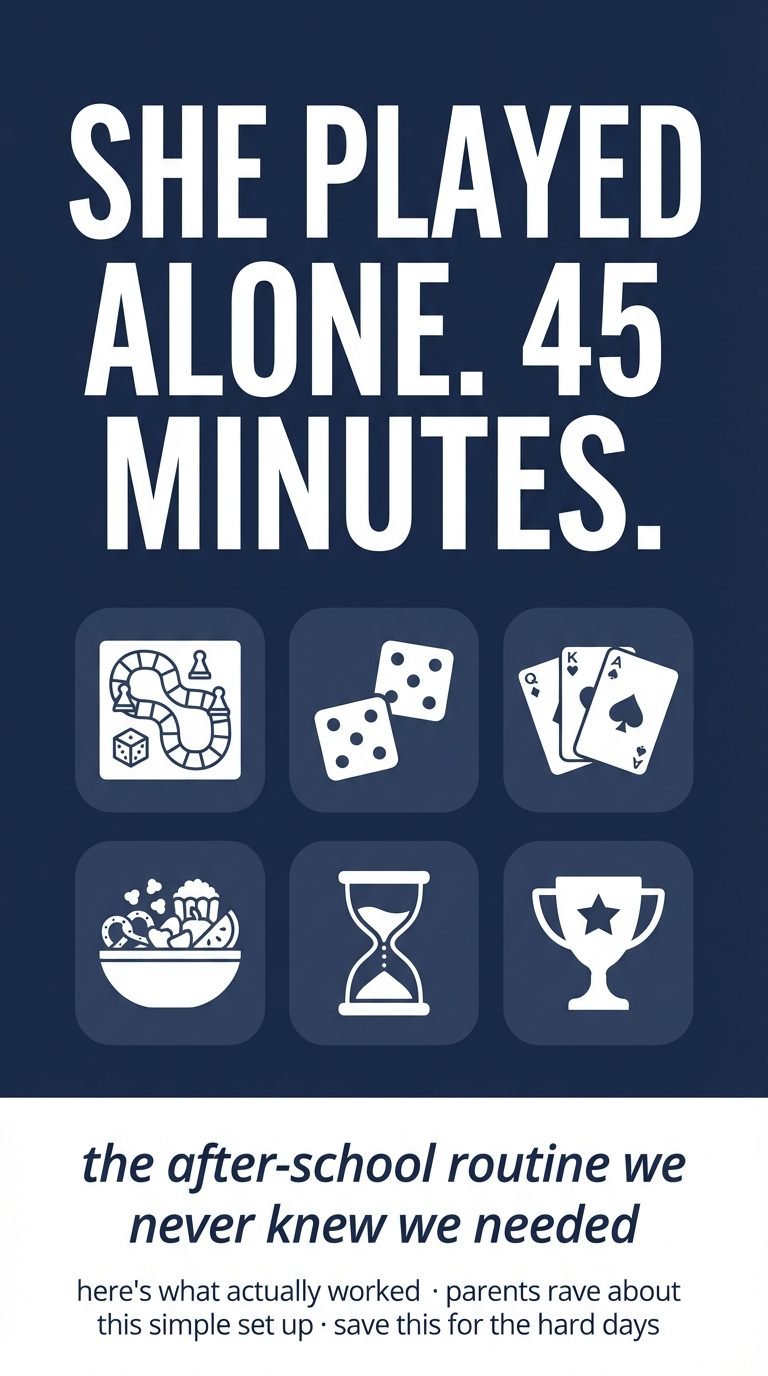 Family game night setup for kids — reduce kids screen time without power struggle.