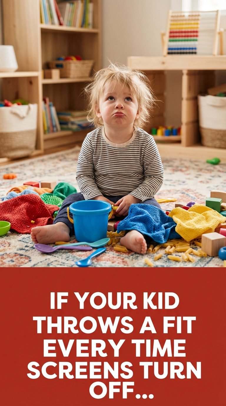 Toddler looking bored surrounded by broken toys — sensory bins for 1-year-olds what to use