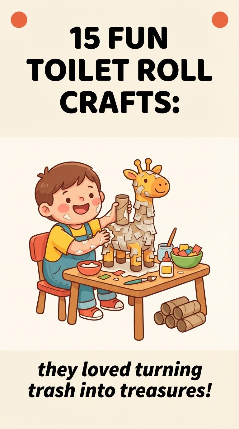 Child engaged in toilet roll crafts surprisingly fun kids activities.